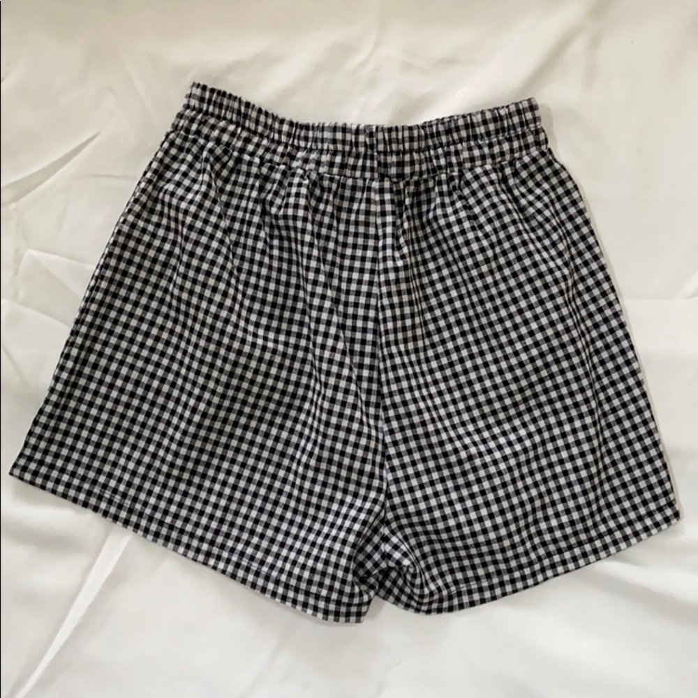 Gingham shorts